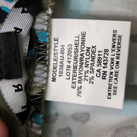 Camo Pencil Skirt Above The Knee Casual Stretch Casual Collegaite Beach Summer - Picture 7 of 7